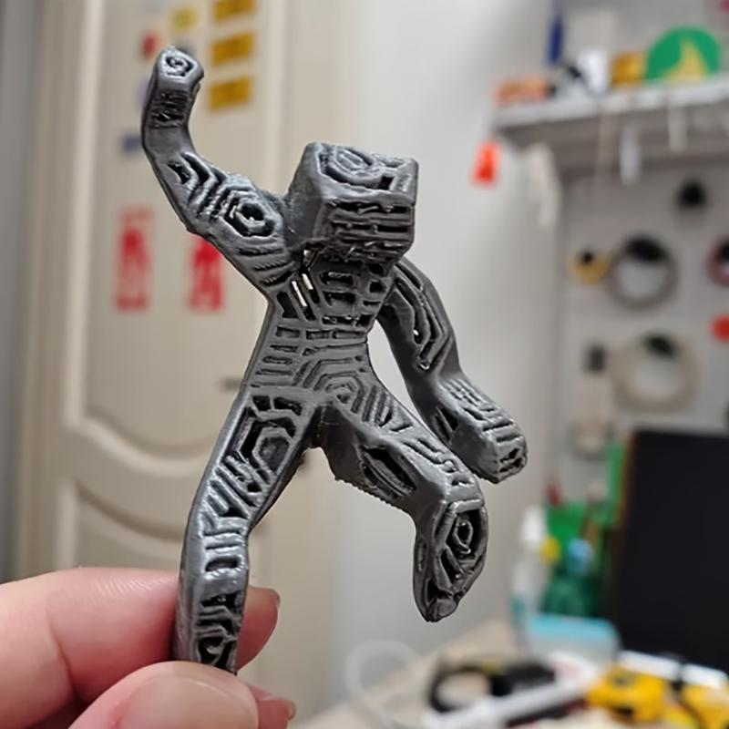Home Office Romance Manga - (BF06)聖母マリア ロッキー風ブックシェルフデコレーション キュートなロッキー風生命体フィギュア クリエイティブアニメ周辺機器 3Dプリント ホームオフィスデコレーション