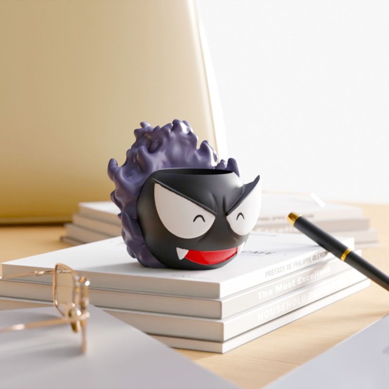 Home Office Romance Manga - アニメガストリークリエイティブ文具収納ペンホルダーアクションフィギュアモデルブラシポットオフィス家の装飾おもちゃ子供のギフト