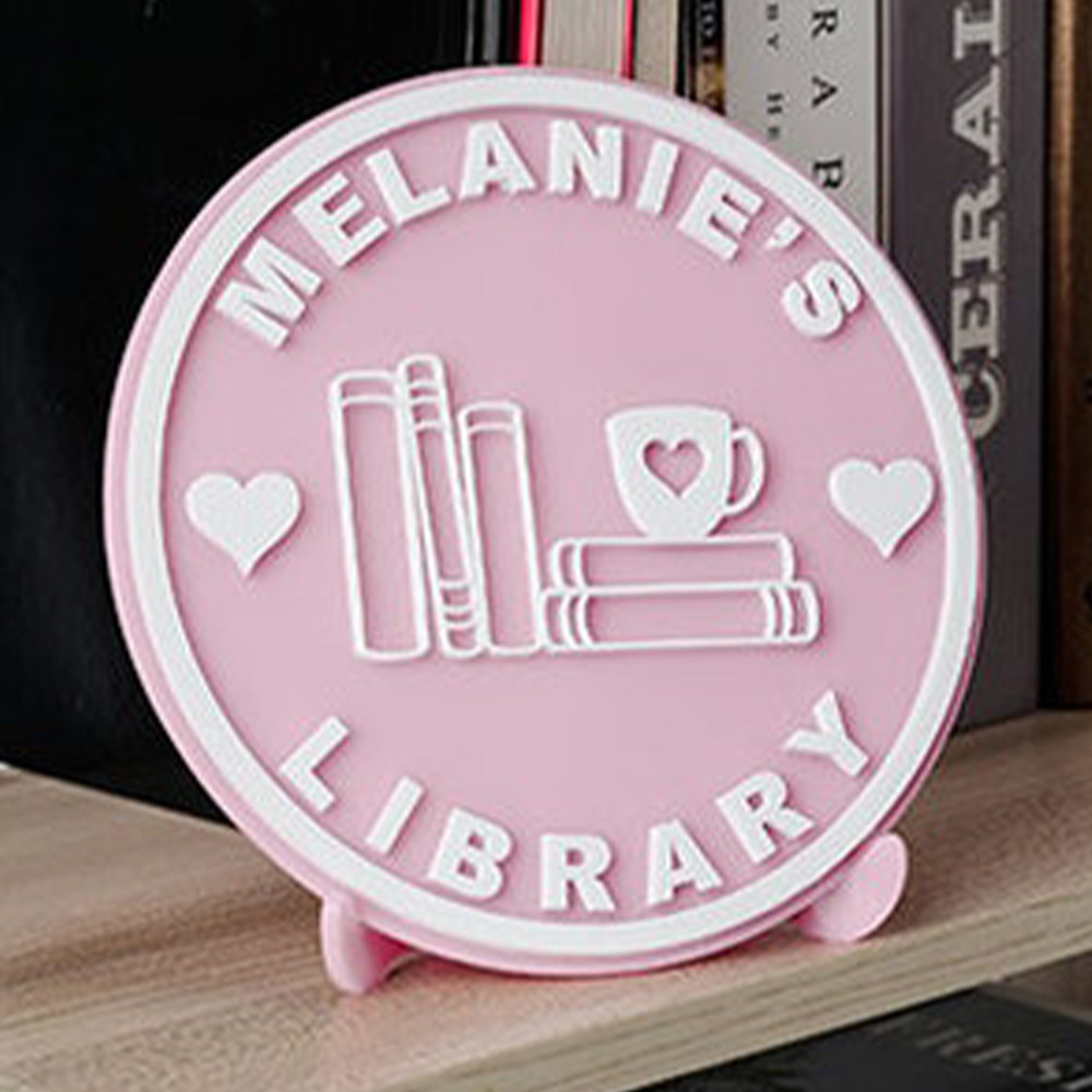 Home Office Bookshelves - カスタムアクリル製本棚（ブラケット付き）-パーソナライズされた寝室の装飾-図書館の本コーナーの装飾-本好きへのギフト