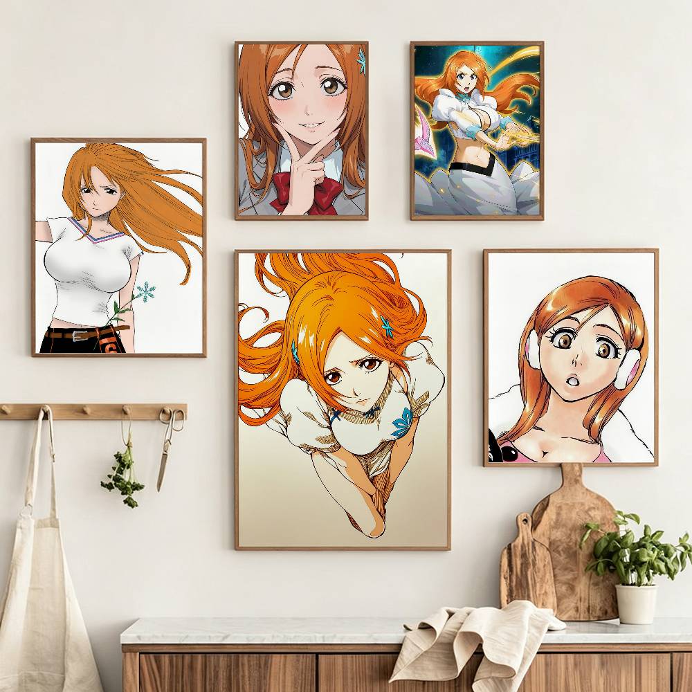 Home Office Bleaching - 井上 O-Orihime B-BLEACH ポスター HD 自己粘着防水ウォールアート