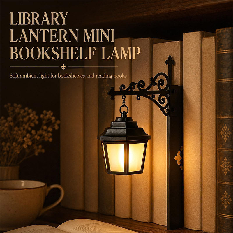 ゴースト型本棚ランタン装飾ライトポータブルミニライブラリラン - Home Office Bookshelves のレビューと価格