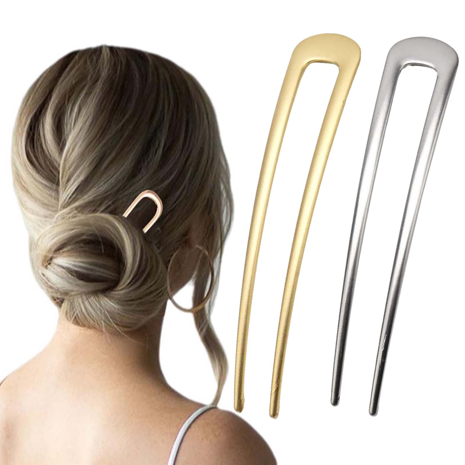 フランス製U字型ヘアピン ヴィンテージメタルヘアフォークステ - Home Office Setup のレビューと価格
