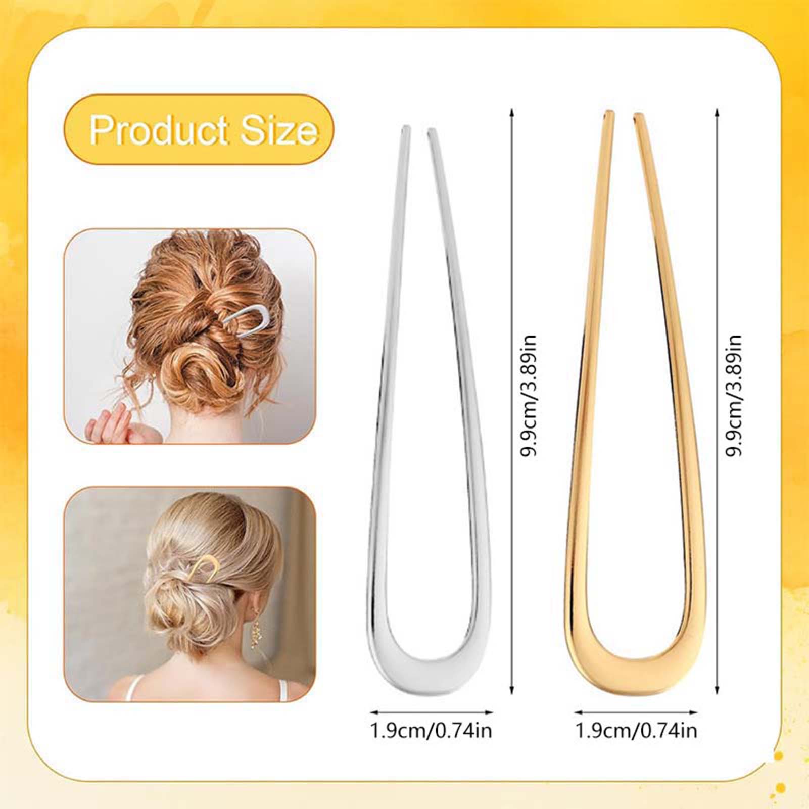 フランス製U字型ヘアピン ヴィンテージメタルヘアフォークステ - Home Office Setup のレビューと価格