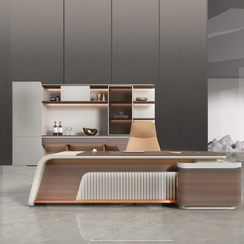 収納付きコンピューターデスク、デスクテーブルオーガナイザー、 - Home Office L Shaped Desk のレビューと価格