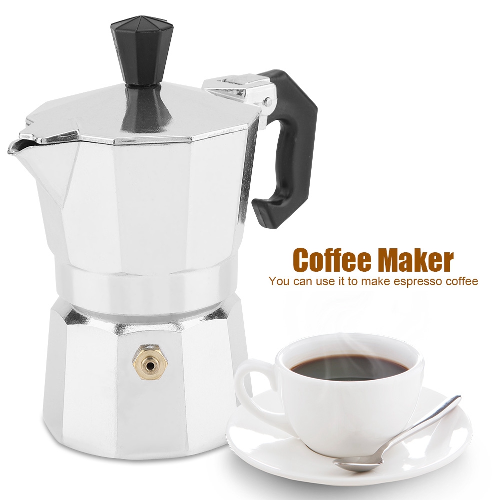 イタリア製のモーカポット,家庭やオフィス用のコーヒーメーカー - Home Office Moka のレビューと価格