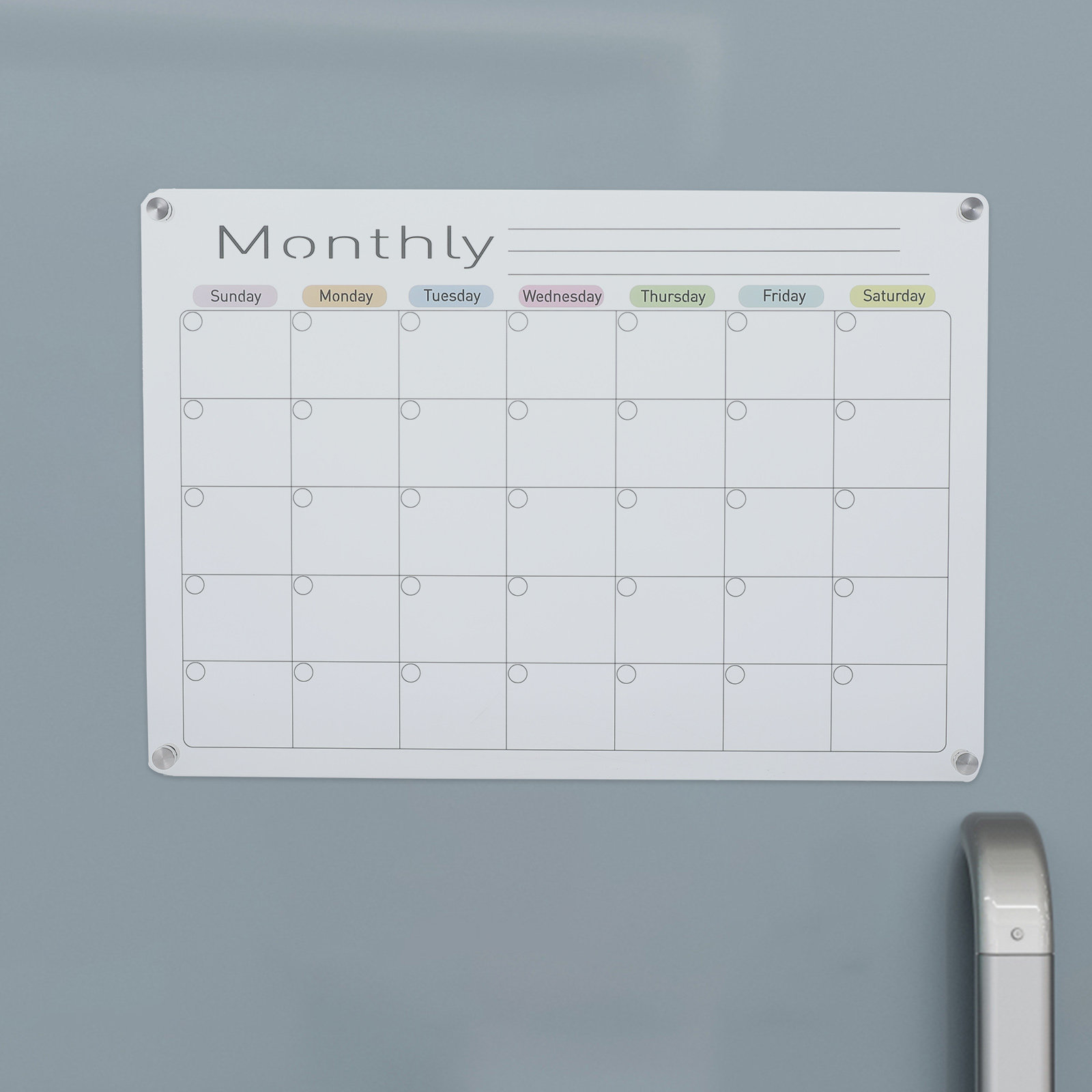マグネット式アクリル製プランニングボード 冷蔵庫用ドライイレ - Whiteboard Magnetic のレビューと価格