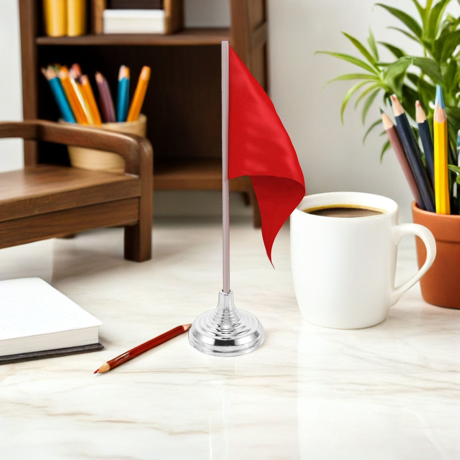 12個のシルバーミニデスクフラグスタンドベースコンパクトで安 - Home Office Desk Ideas のレビューと価格