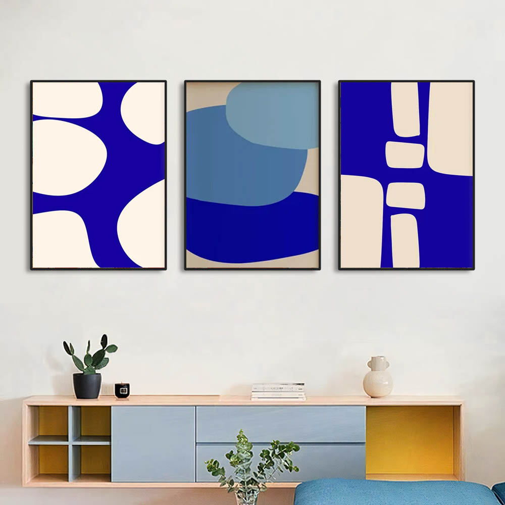 1枚入り カラフルなミニマリスト抽象ポスター、赤、緑、青のモ - Home Office Minimalist のレビューと価格