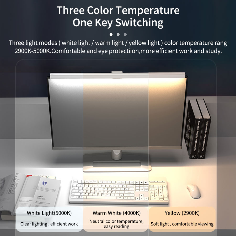 50cm LEDモニターライトバー スクリーンハンギングラン - Home Office Desk Ideas のレビューと価格