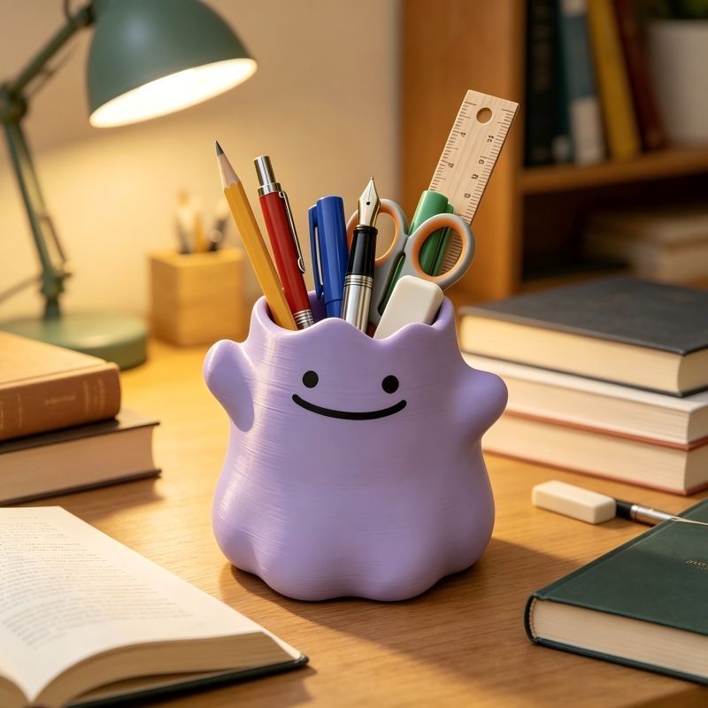 漫画キャラクターペンホルダー クリエイティブ収納オーガナイザ - Home Office Setup のレビューと価格