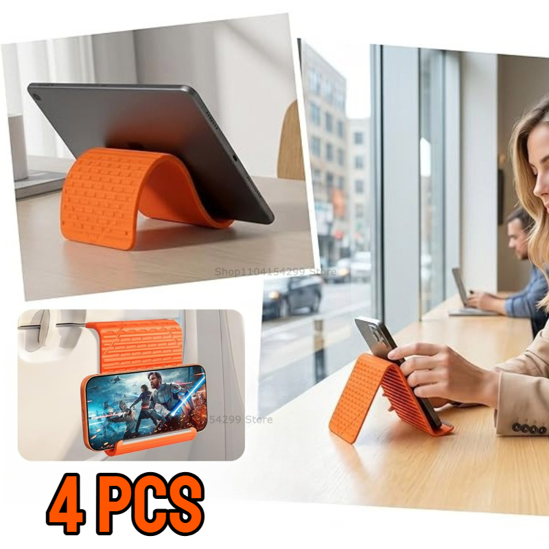柔軟で折りたたみ可能なシリコン製スマホホルダー、携帯用調整可 - Home Office Laptop のレビューと価格