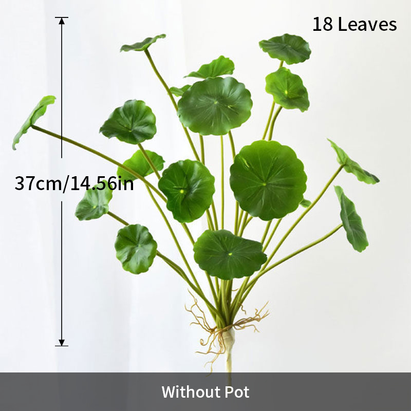 人工蓮植物、プラスチックツリー、偽の植物、ユーカリの葉、本物 - Home Office Head のレビューと価格