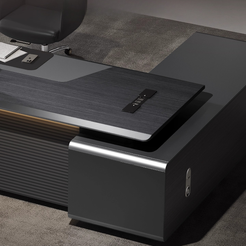 高級 L 字型コンピュータデスク 収納付きワークデスク テー - Home Office L Shaped Desk のレビューと価格
