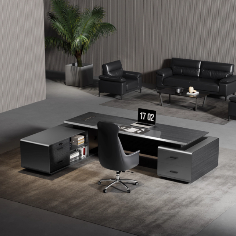 高級 L 字型コンピュータデスク 収納付きワークデスク テー - Home Office L Shaped Desk のレビューと価格