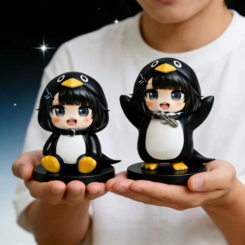 ググガ リトルペンギン PVCフィギュア かわいい車のダッシ - Home Office Romance Manga のレビューと価格