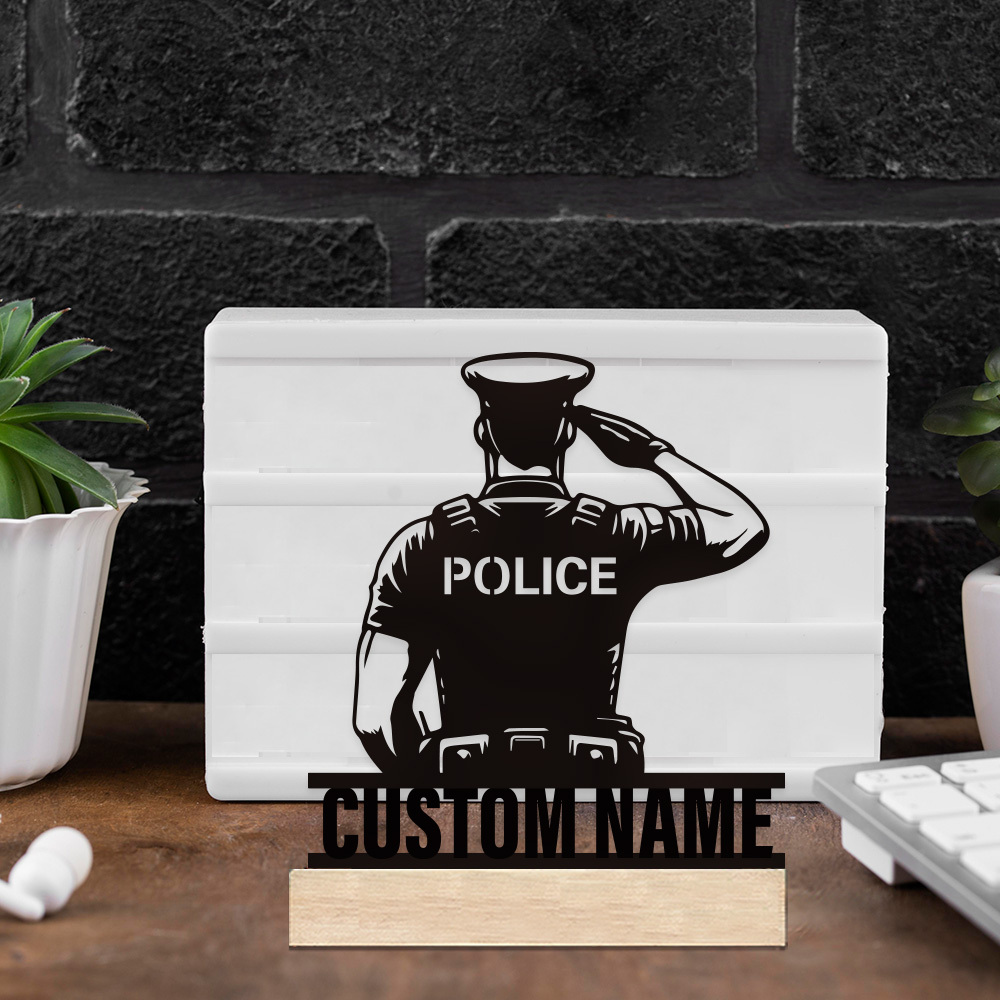 パーソナライズされた金属製警察バッジ、カスタムネームデスクネ - Home Office Setup のレビューと価格