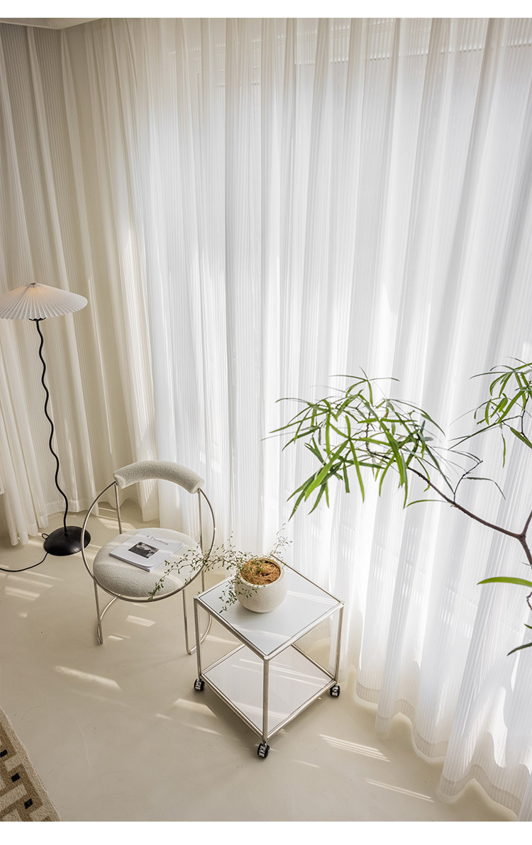 ファッションホワイトファンタジーカーテン寝室リビングルームバ - Home Office Ye のレビューと価格