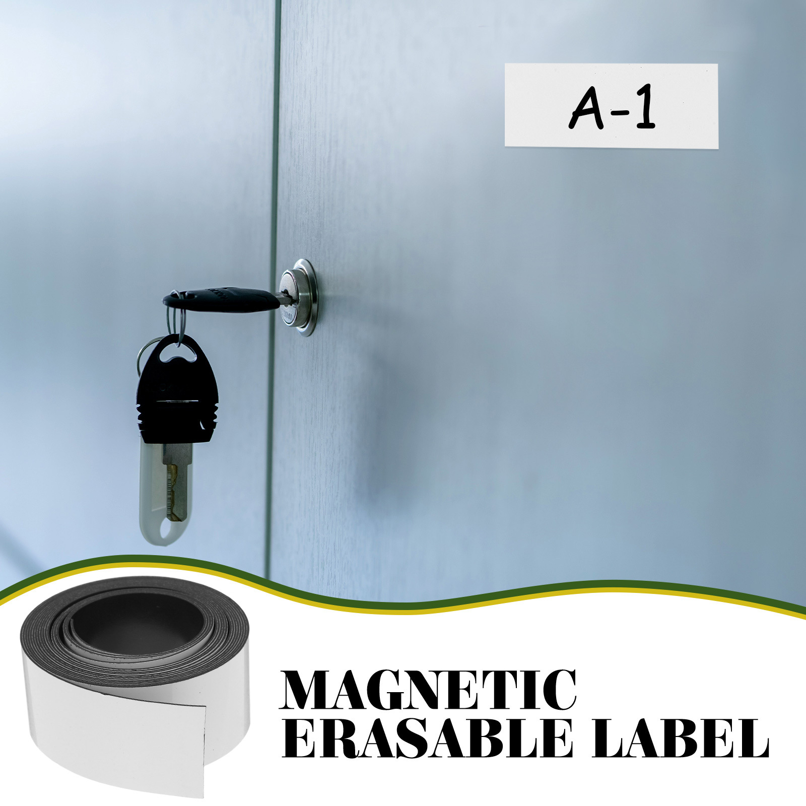 30mm 再利用可能な磁気ラベル 消せる 書ける 拭ける 冷 - Whiteboard Magnetic のレビューと価格