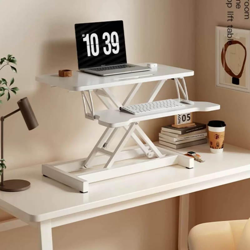 スタンディングデスクライザー高さ調節可能なデュアルサーフェス - Home Office Desk Ideas のレビューと価格
