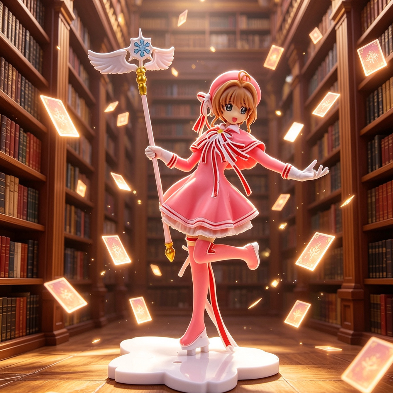 カードキャプターさくら アニメフィギュア - 魔法の杖を持つ - Home Office Romance Manga のレビューと価格