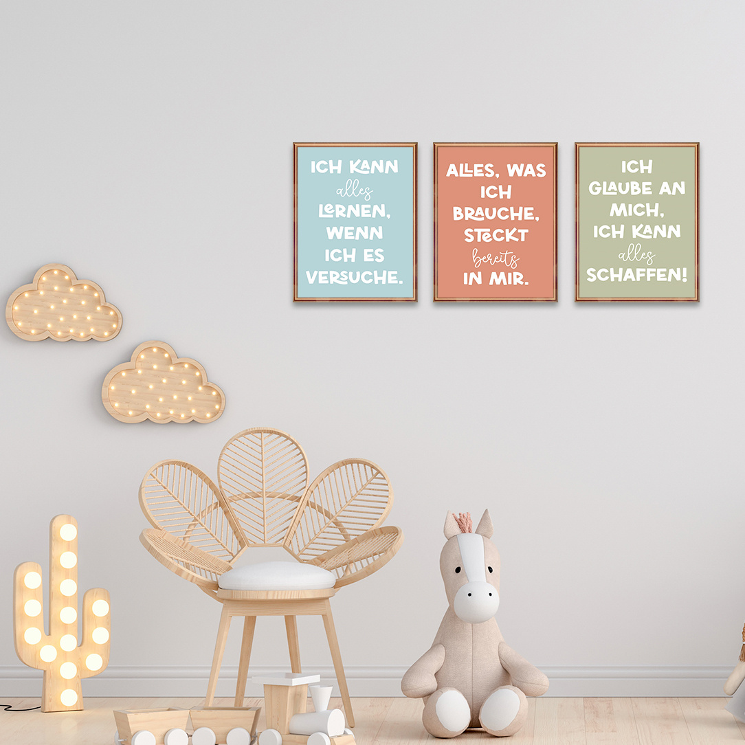 6枚組フレームレスキャンバス絵画 6枚組フレームレスポジティ - Home Office Quotes のレビューと価格